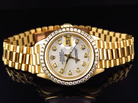 girl gold rolex watch|previously owned ladies Rolex watches.